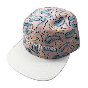 NWOT Wienerschnitzel Retro 80s Hot Dog Print Cap